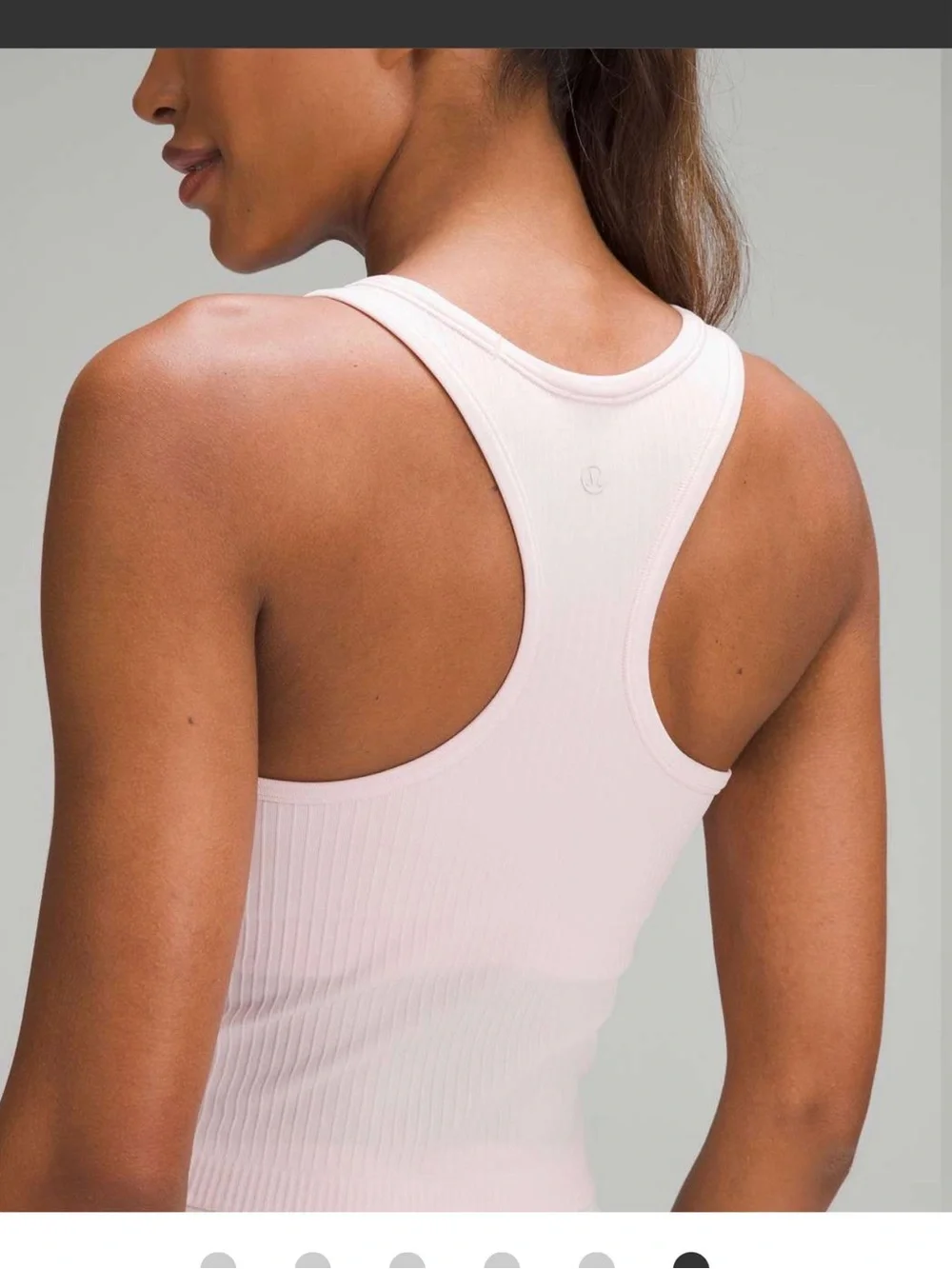 Lululemon Ebb to Street Cropped Racerback Tank Top